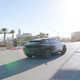The Faraday Future FF 91 riding off into the sun. Photo Credit: Raphael Orlove